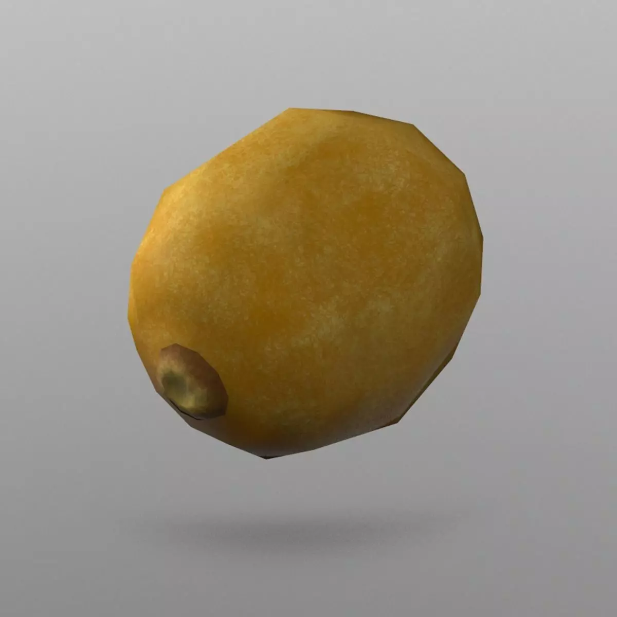 Kiwi Fruit Low-poly 3D model_0