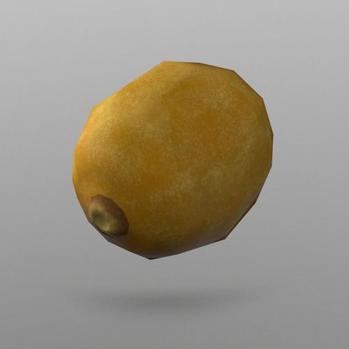 Kiwi Fruit Low-poly 3D model