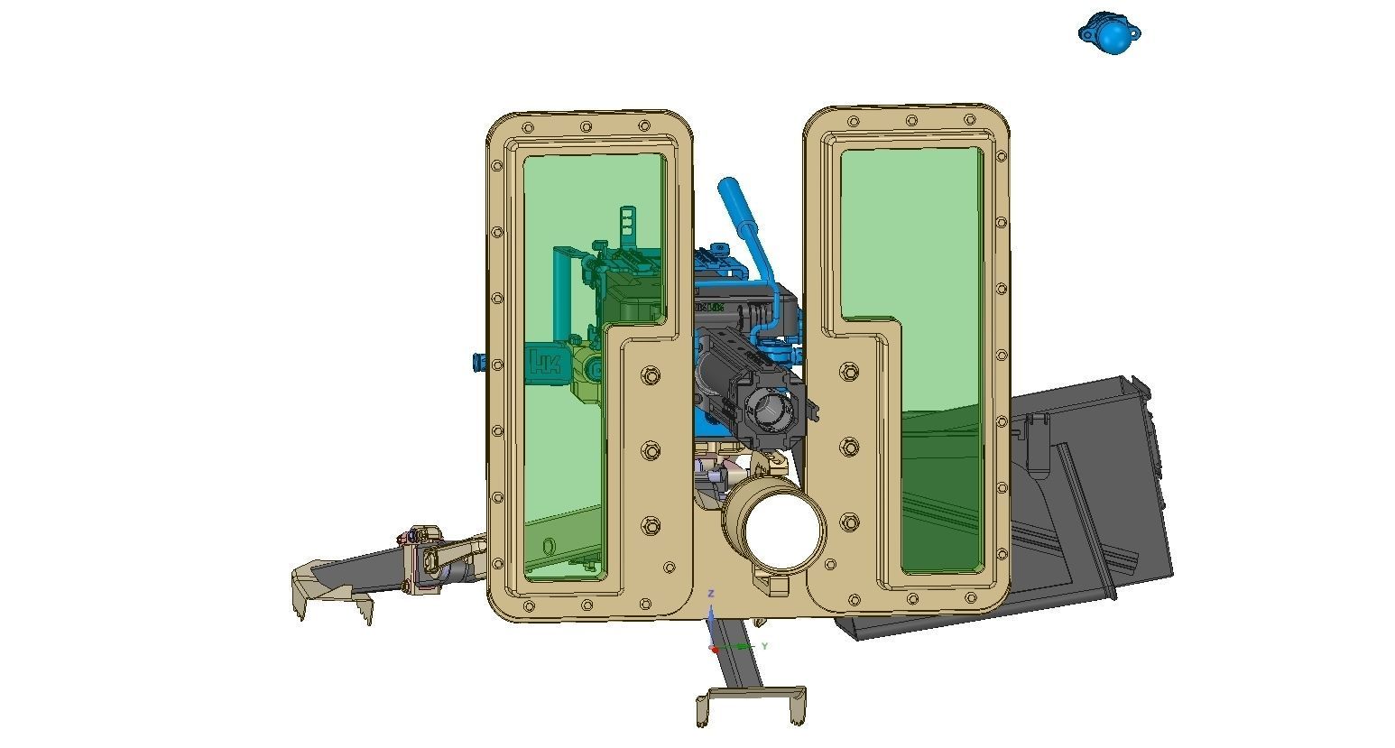 hk grenade launcher 3D model_1