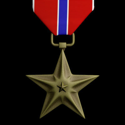 USAF Bronze Star Medal 3D model_2