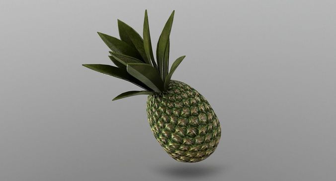 Pineapple Low-poly 3D model