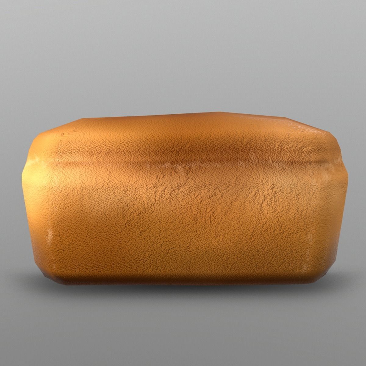 Bread Loaf Low-poly 3D model_3