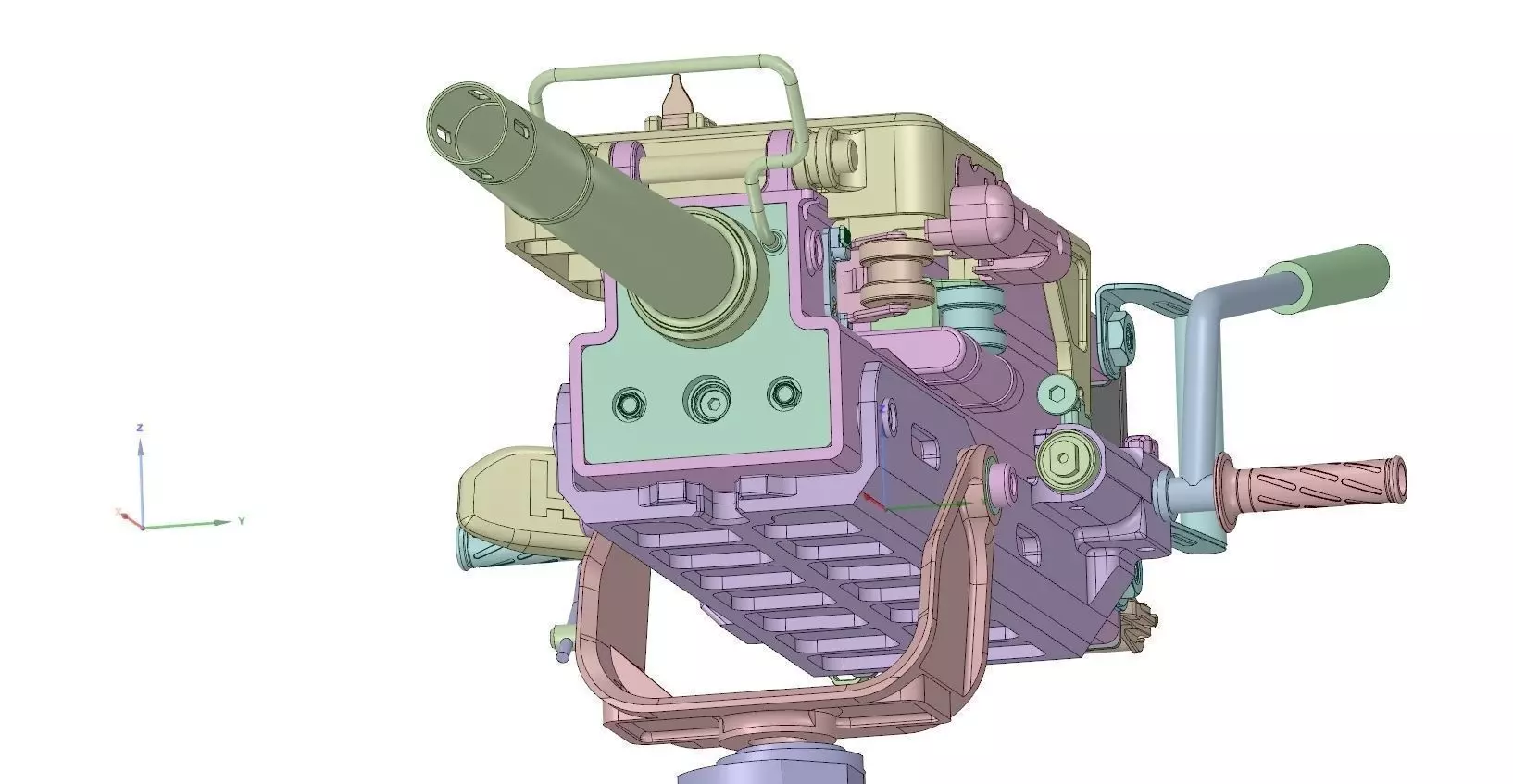 hk grenade machine gun 3D model_0