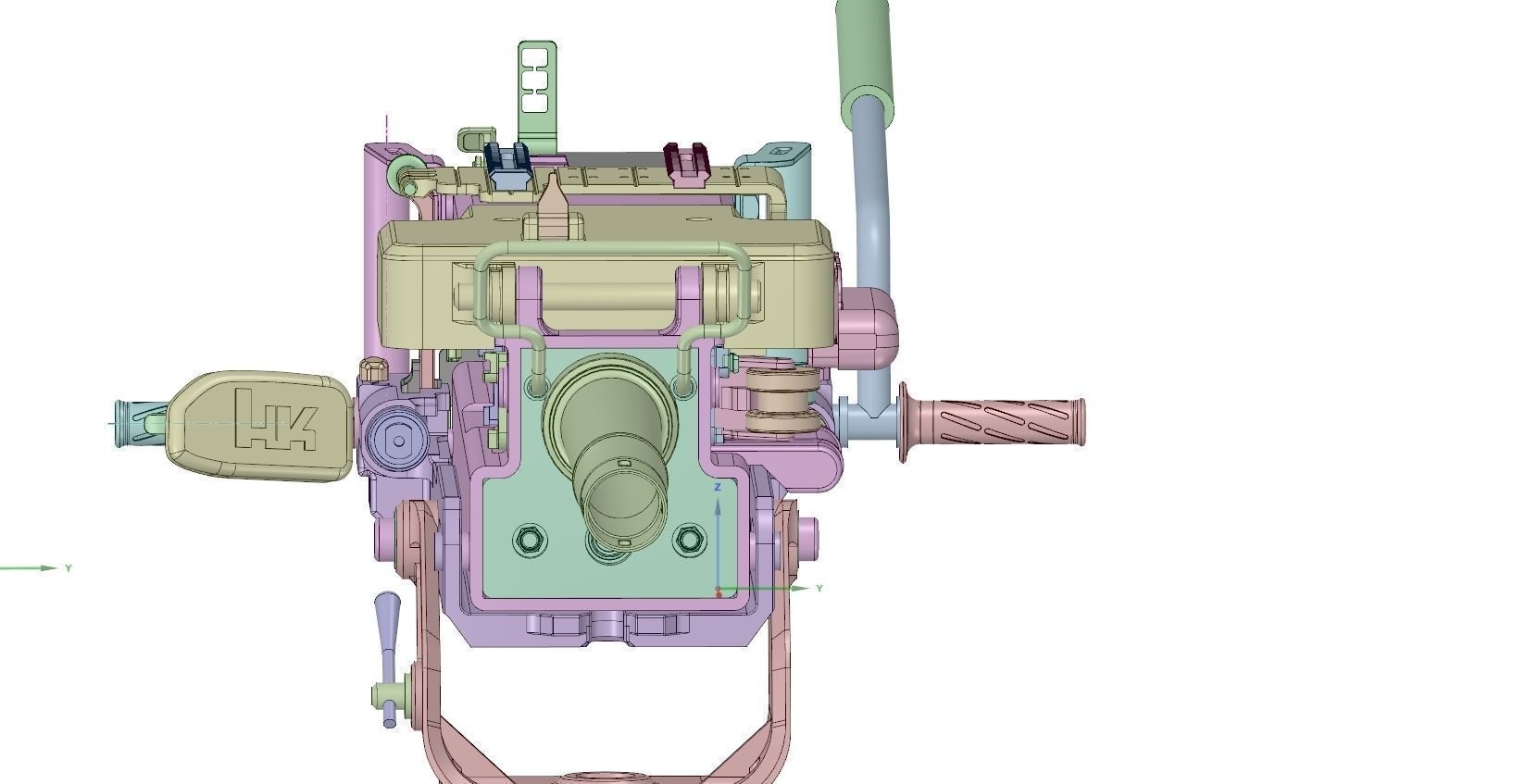 hk grenade machine gun 3D model_3