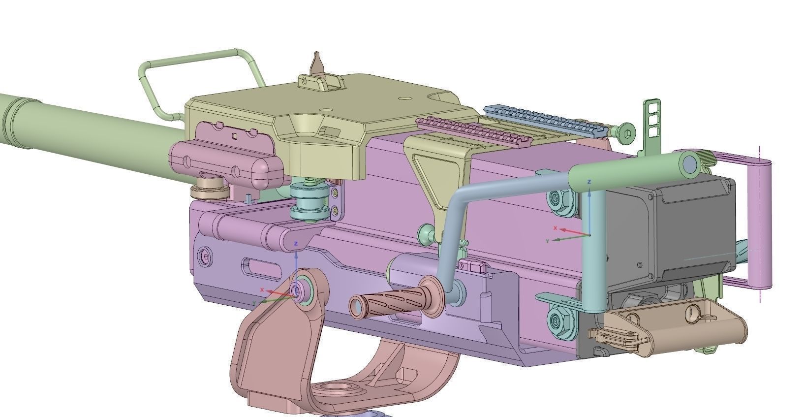 hk grenade machine gun 3D model_1