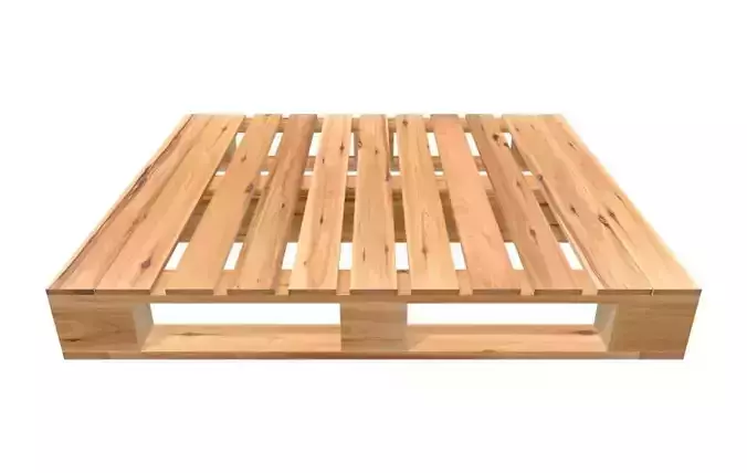 Low-Poly Wood Pallet