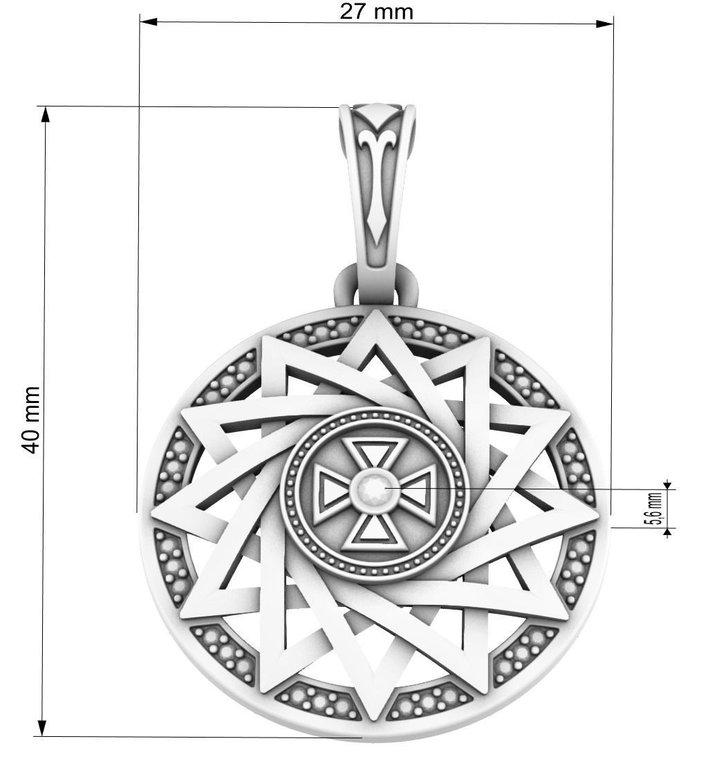 Erzgama - the oldest amulet 3D print model_2