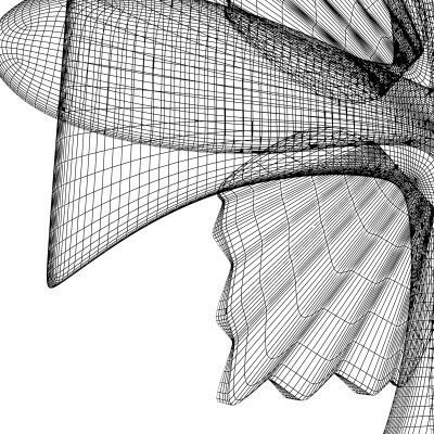 USAF Distinguished Flying Cross Medal 3D model_4