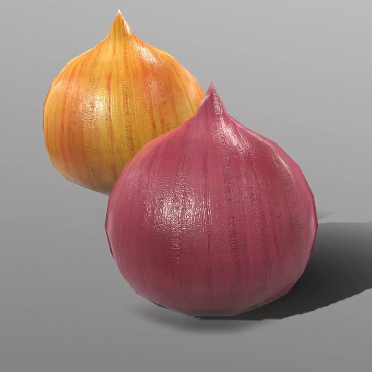 Onion - Low-poly 3D model_0