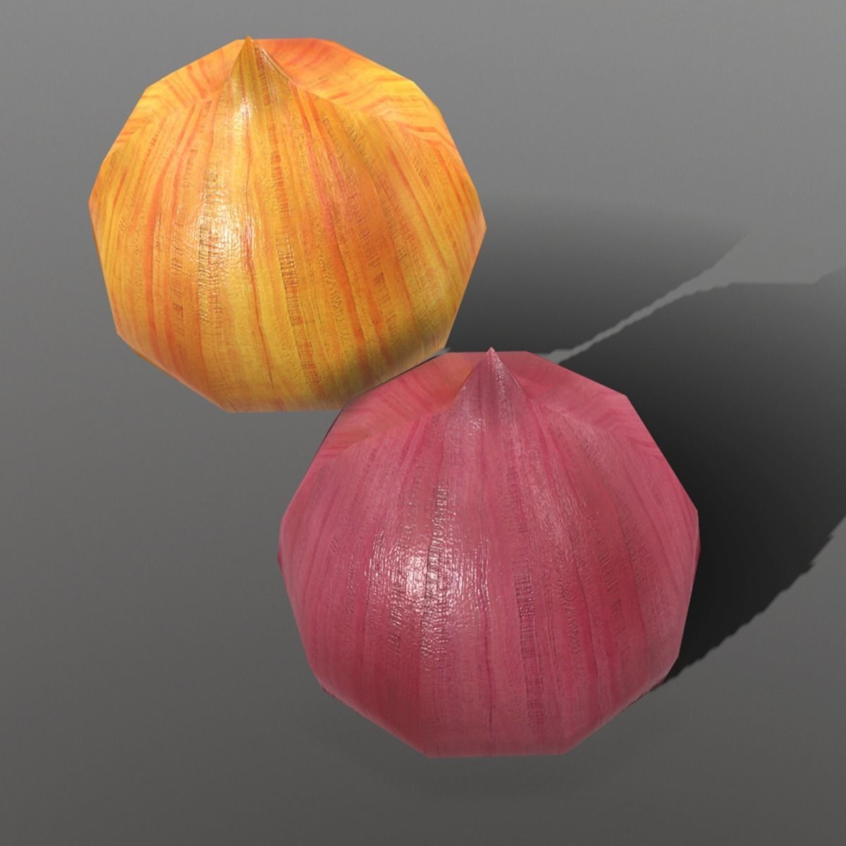 Onion - Low-poly 3D model_2