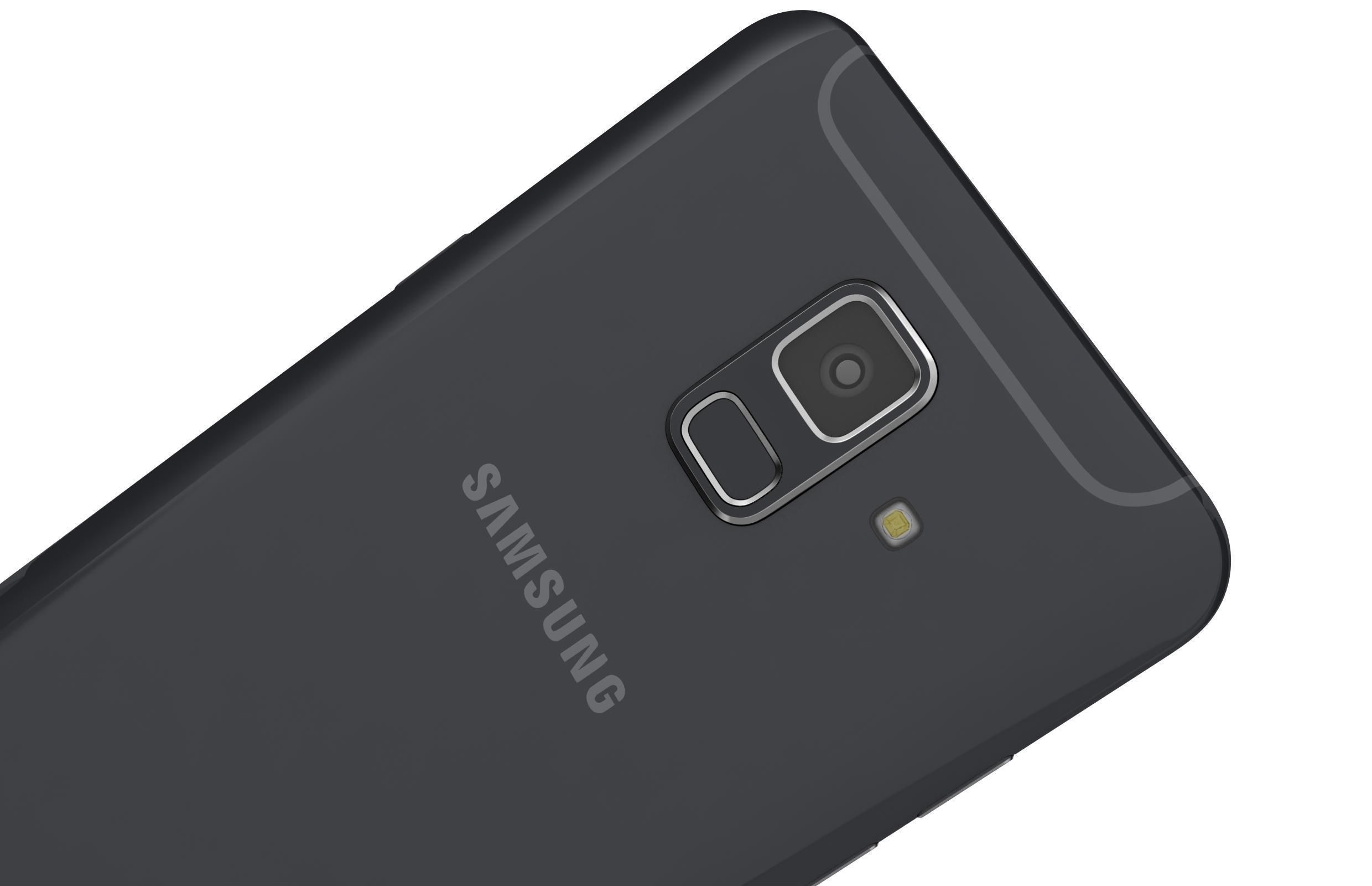 Samsung Galaxy A6 Black 3D model_8