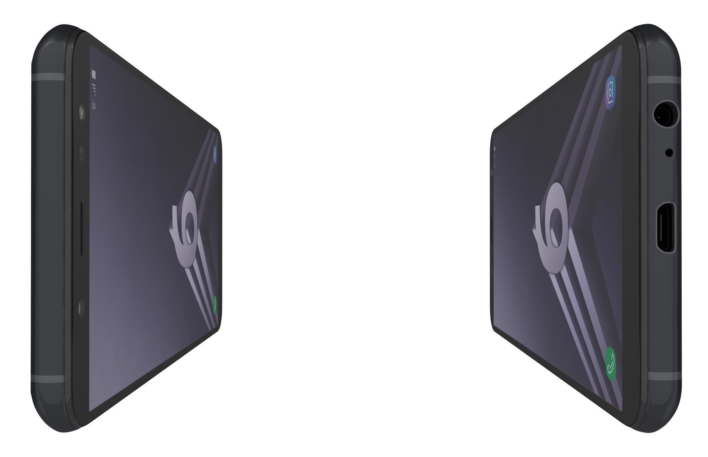 Samsung Galaxy A6 Black 3D model_3