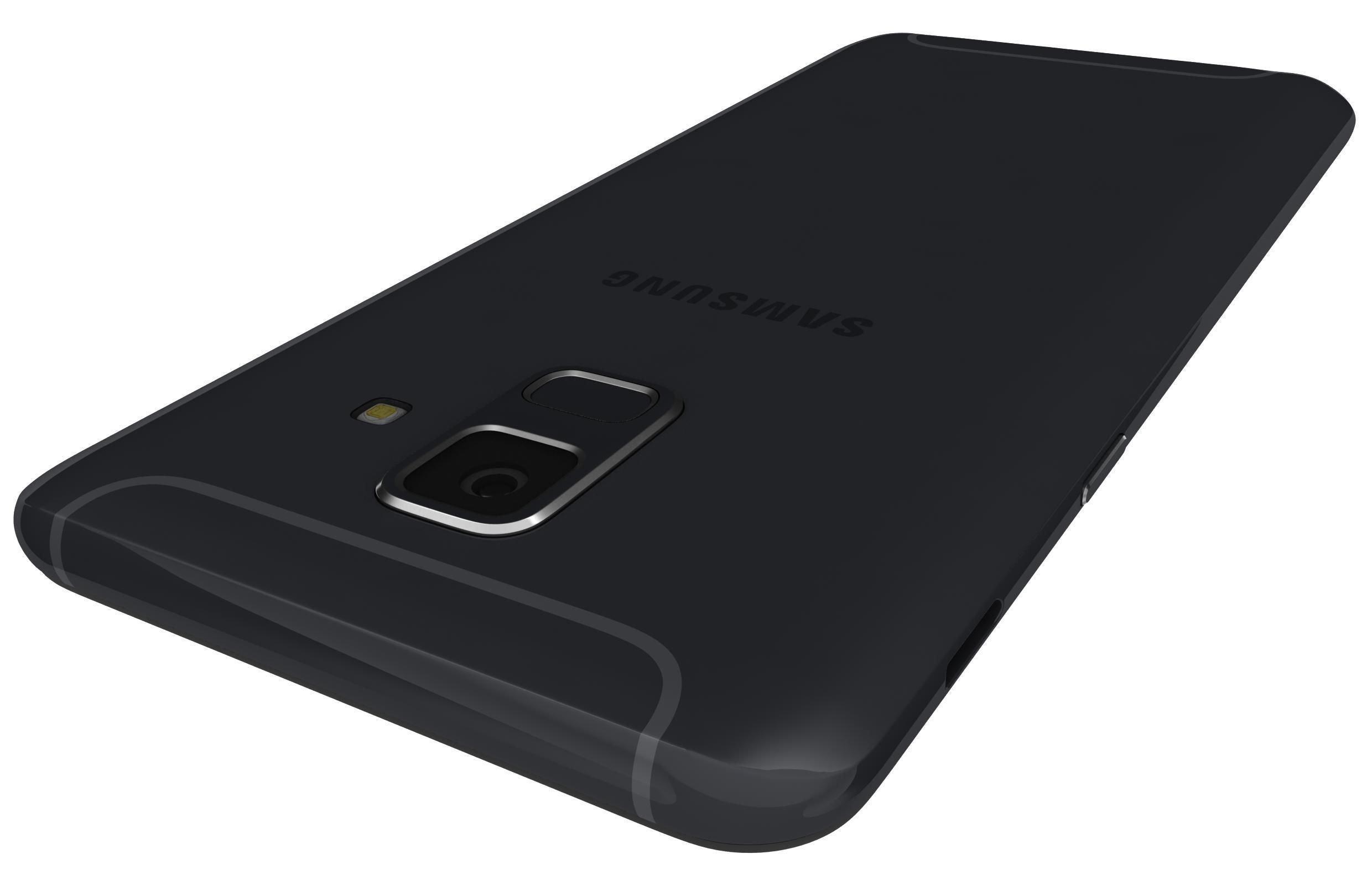 Samsung Galaxy A6 Black 3D model_10
