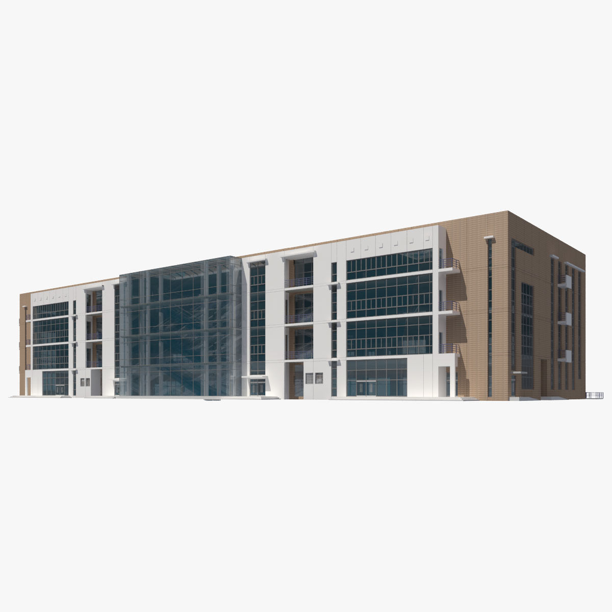 Office Building 3D model_5