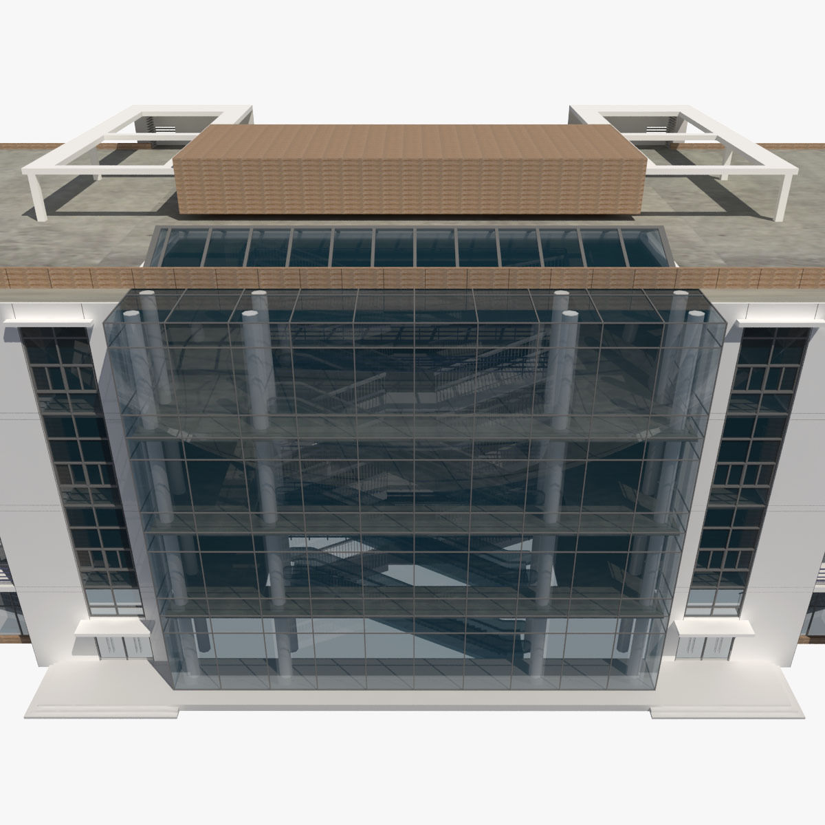 Office Building 3D model_9