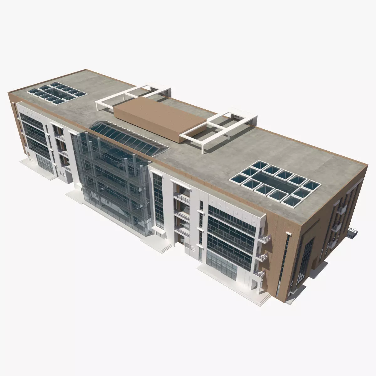 Office Building 3D model_0