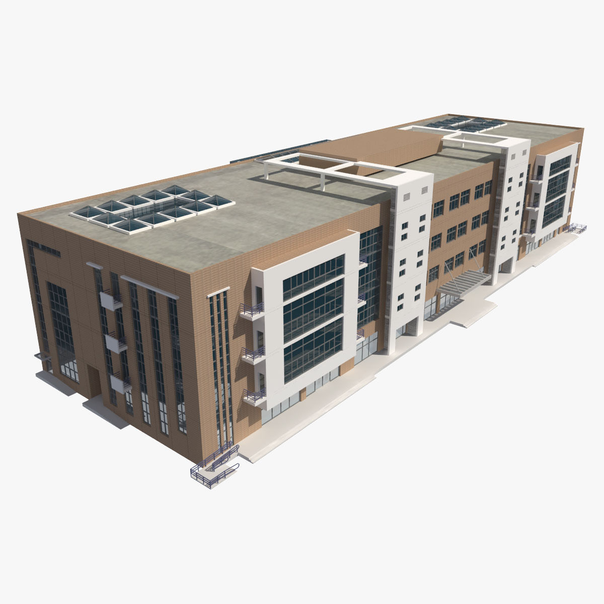 Office Building 3D model_2