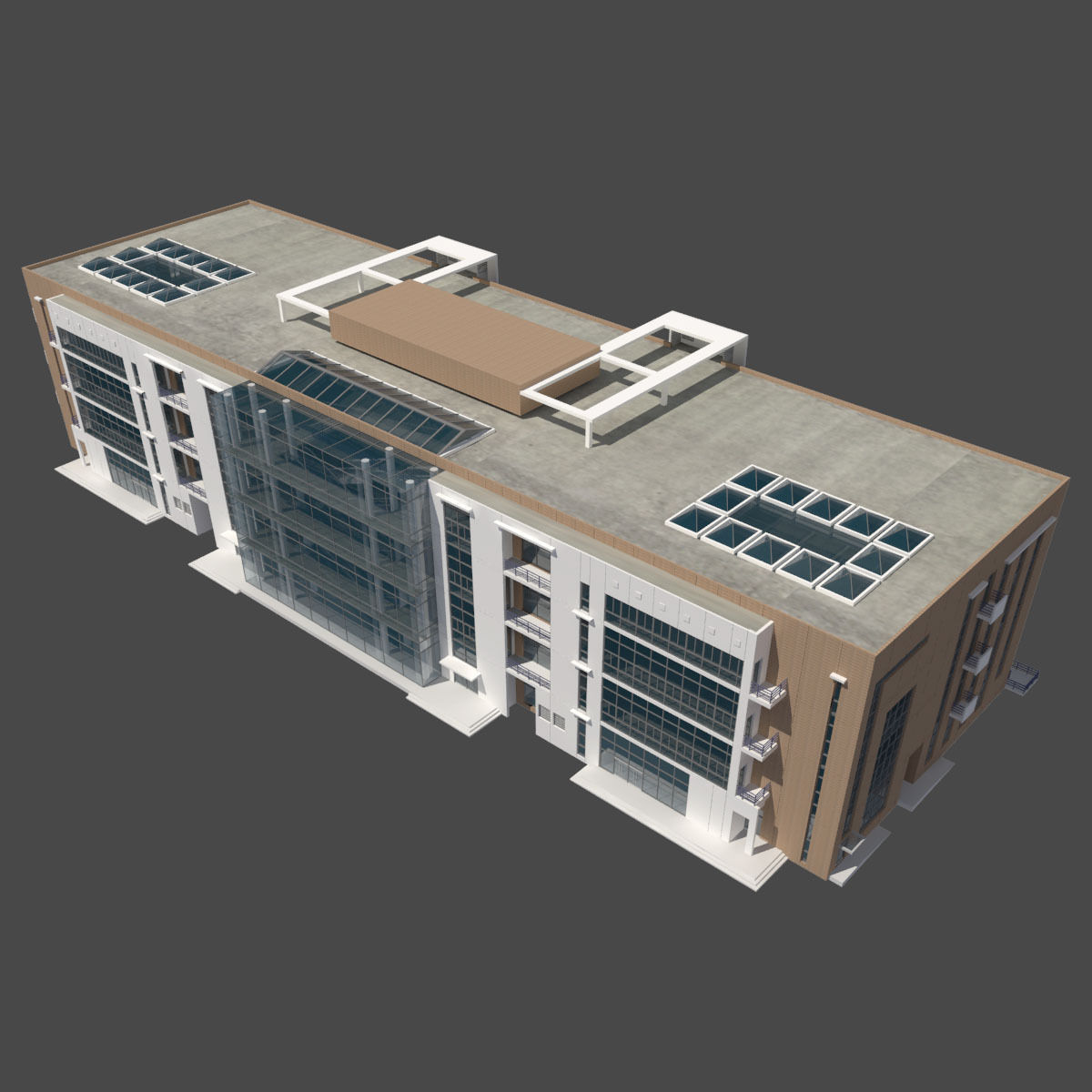 Office Building 3D model_1