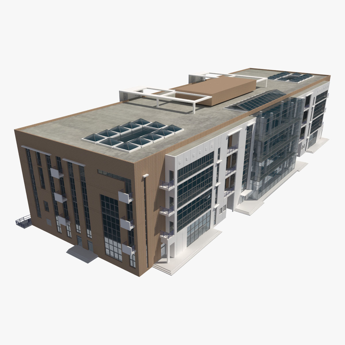 Office Building 3D model_6