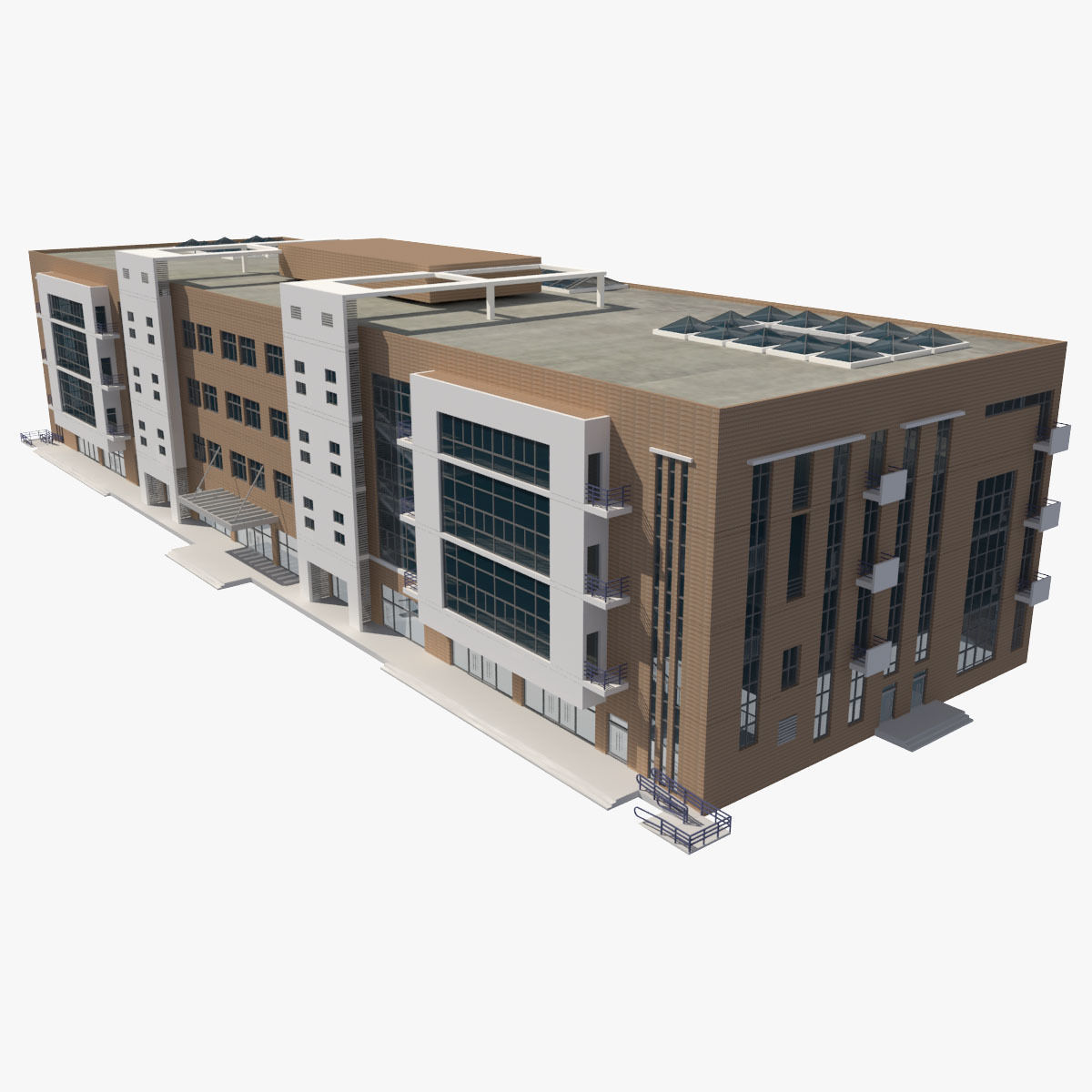Office Building 3D model_4