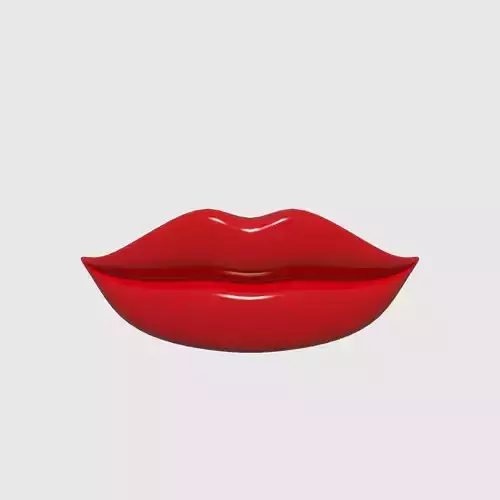 Lips 2 Low-poly 3D model