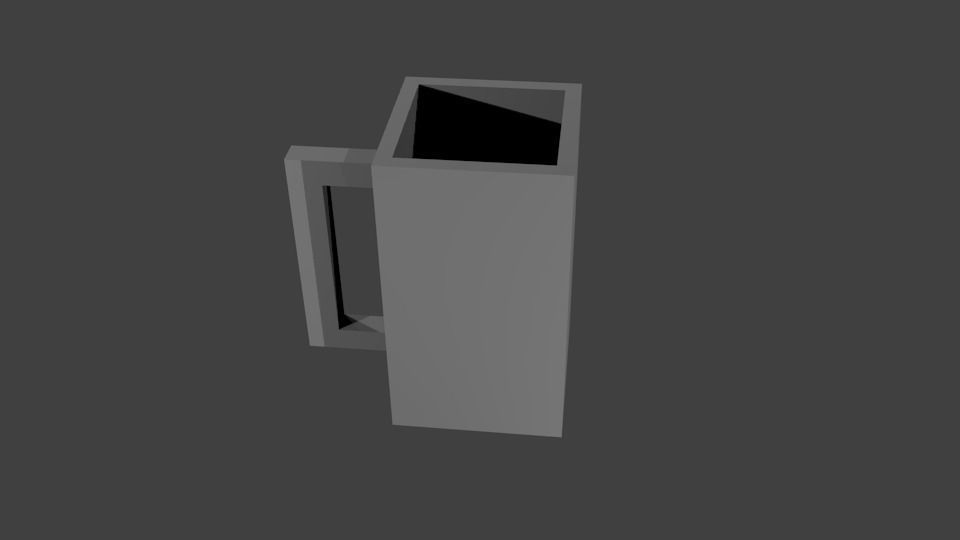 Glassbox coffee mug 3D print model_5