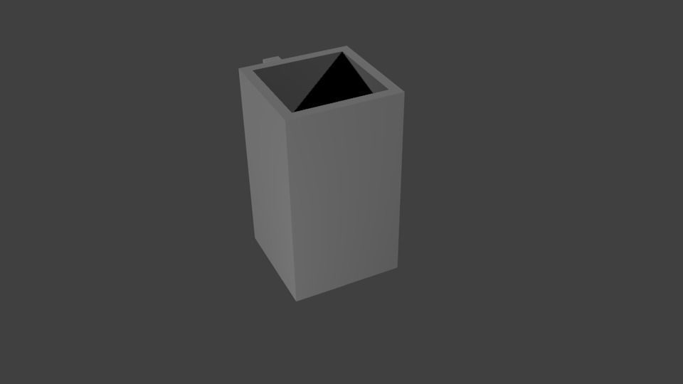 Glassbox coffee mug 3D print model_4