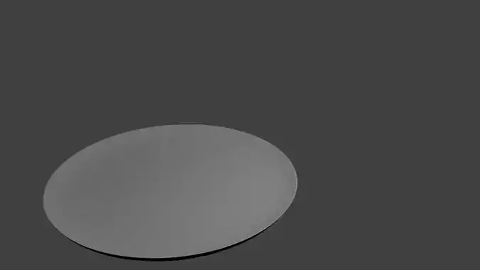 Plate circle 3D print model