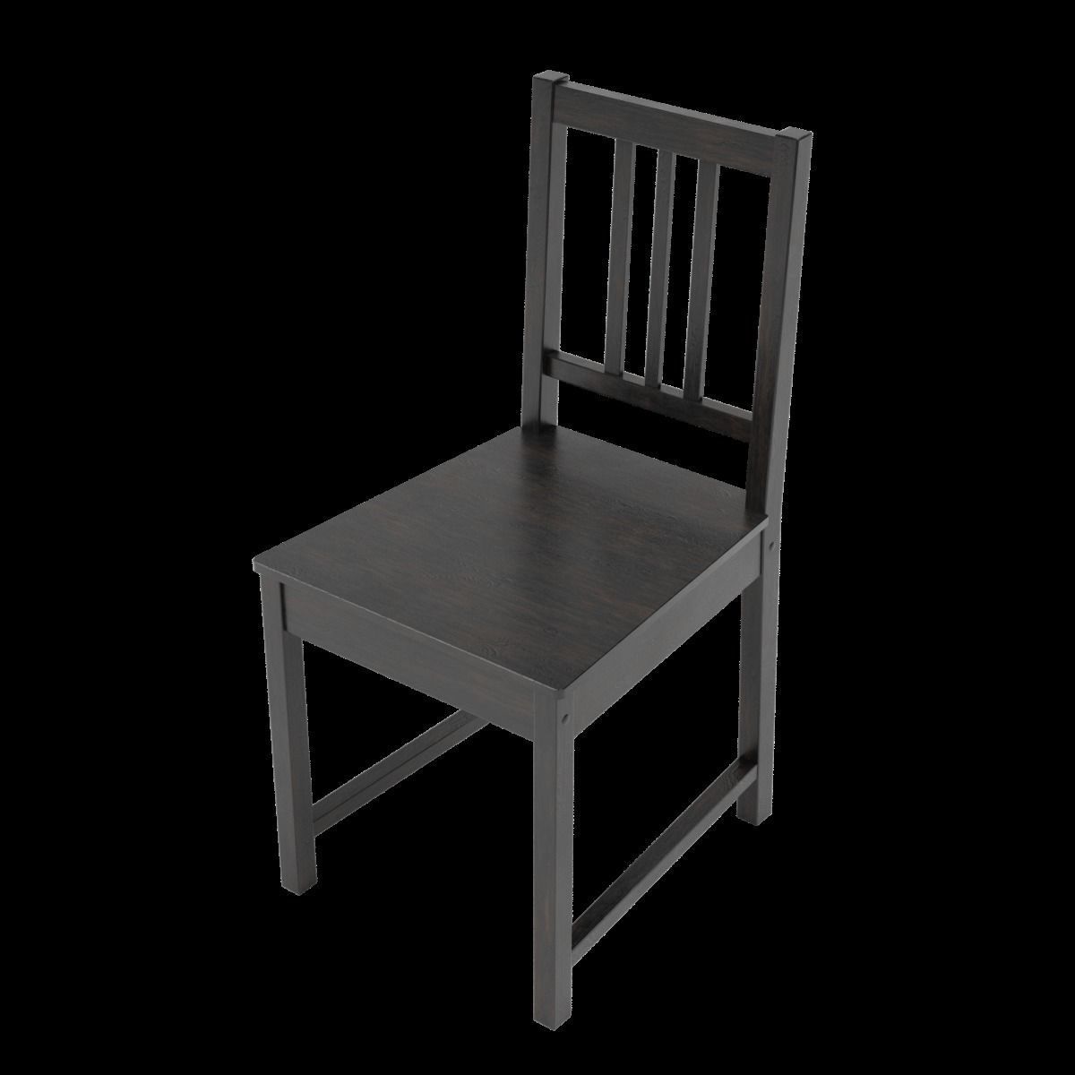 Stefan Chair PBR Low-poly 3D model_13
