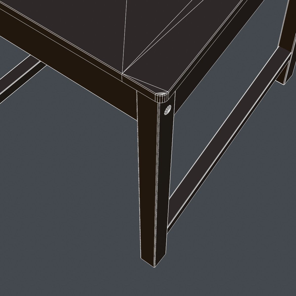 Stefan Chair PBR Low-poly 3D model_12