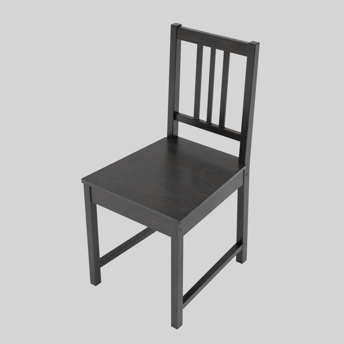 Stefan Chair PBR Low-poly 3D model_5