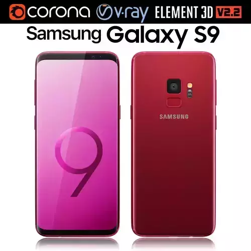 Samsung Galaxy S9 Burgundy Red