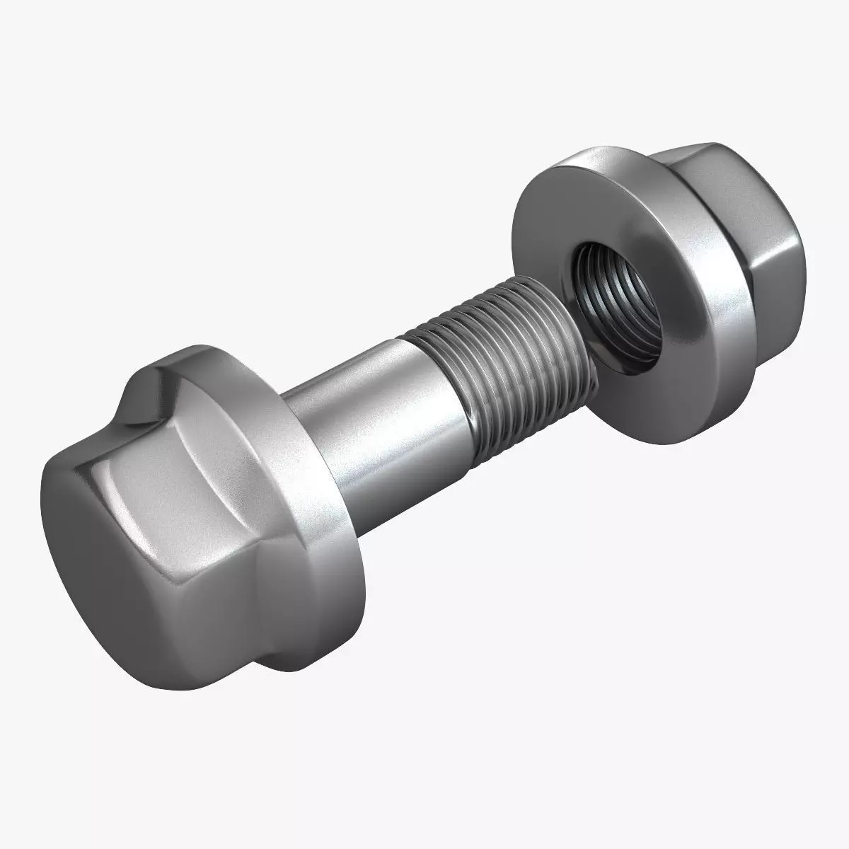 Nut and Bolt 3D model_0