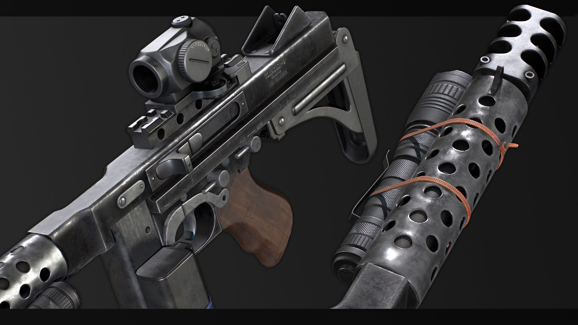 PBR Improvised Tomacuzi - 9 Low-poly 3D model_3