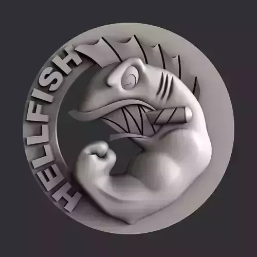 3d STL models for CNC HellFish