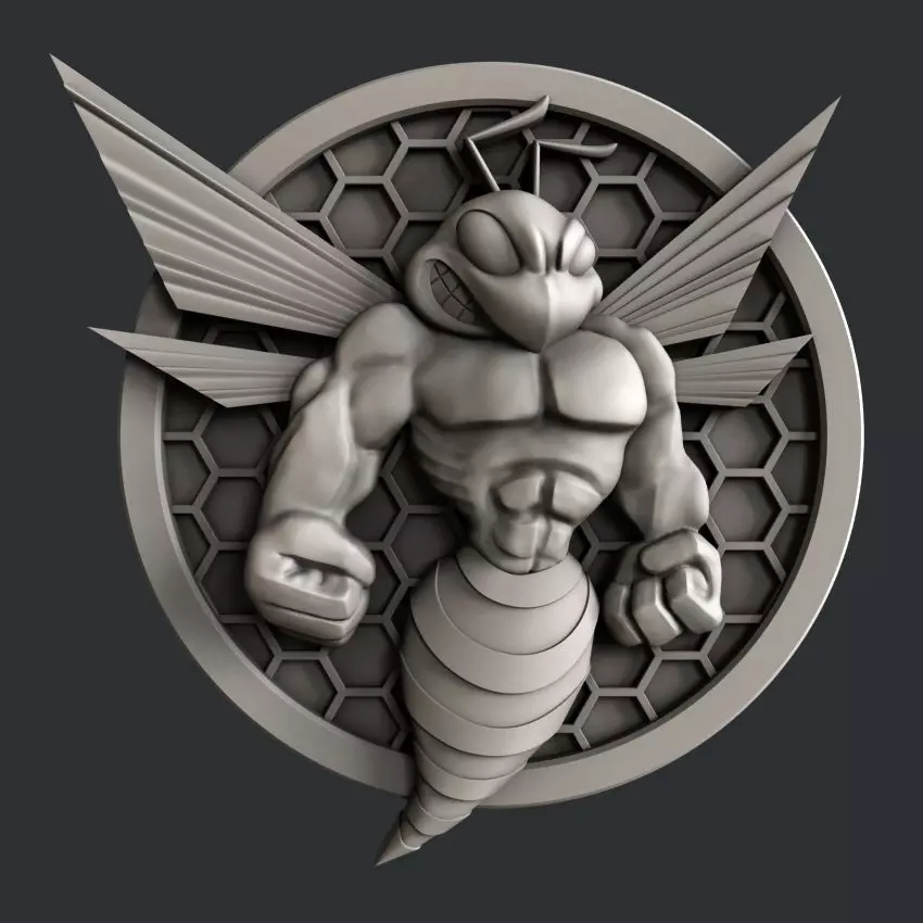 3d STL models for CNC bee 3D model