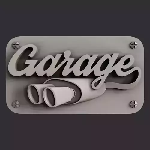 3d STL models for CNC Garage 3D model