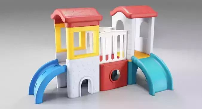 Childrens Castle Slides  3D model