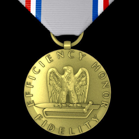 US Air Force Good Conduct Medal 3D model_2