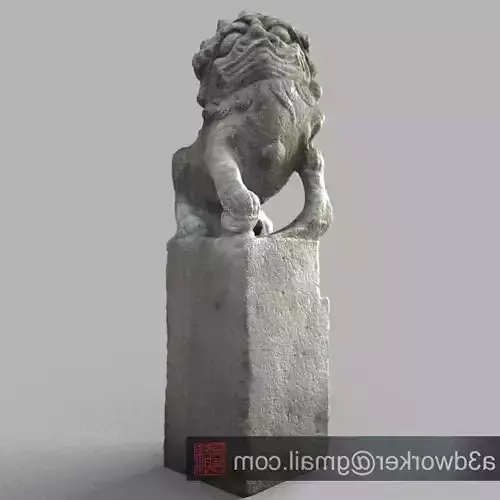 Lion-statue-009M lion statue