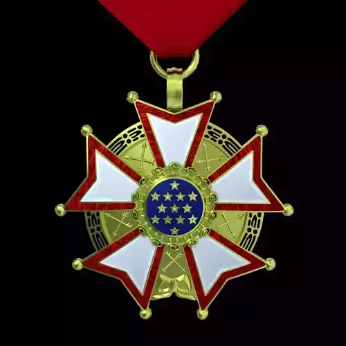 Legion Of Merit medal 3D model
