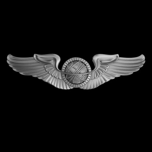 US Army Air Force Navigator Wings Badge 3D model