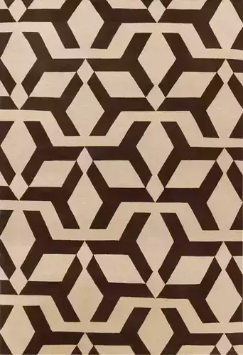 Carpet geometric rug