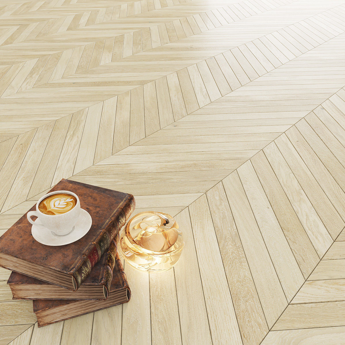 Parquet Oak Cheesecake Grande 3D model_1