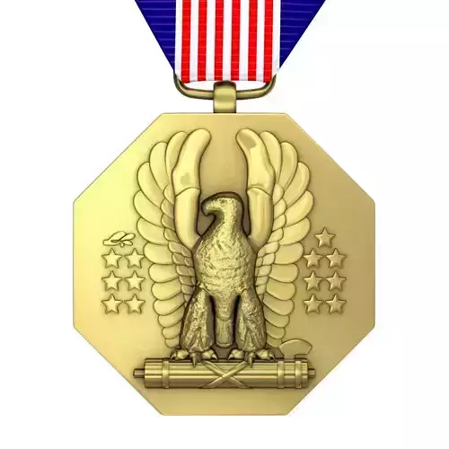 US Army Soldiers Medal 3D model