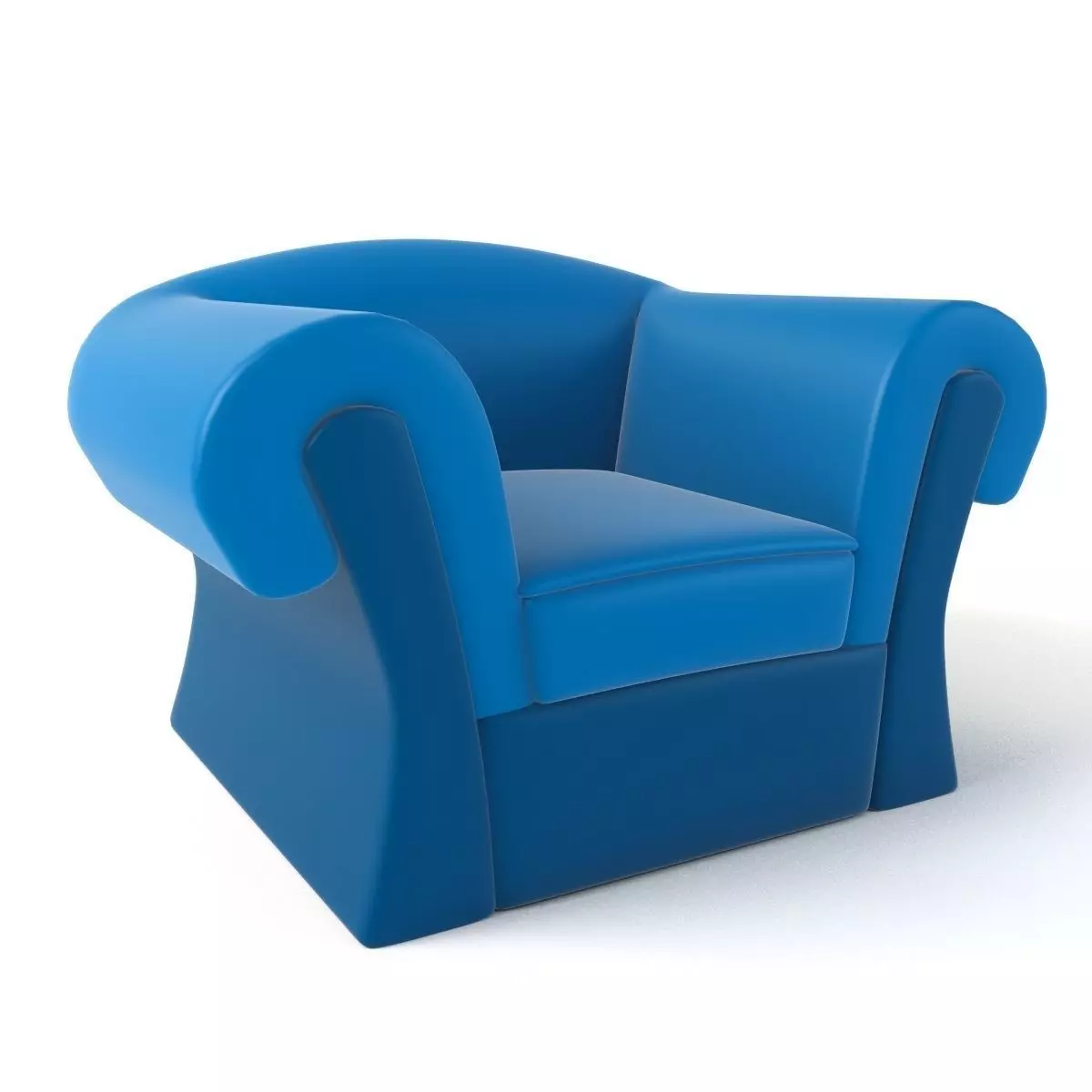 Cartoon Armchair Model 19 3D model_0