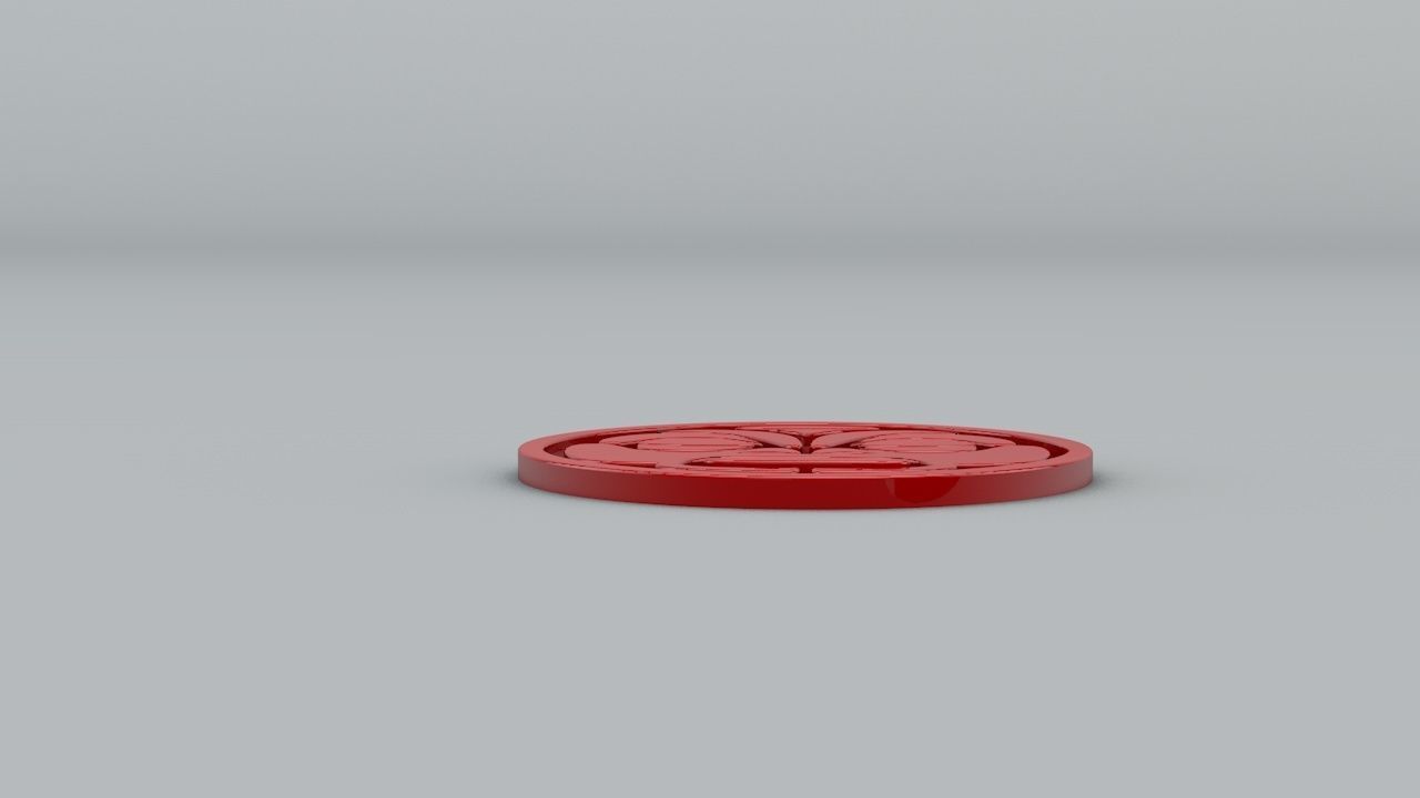 COFFEE COASTER 3D print model_4