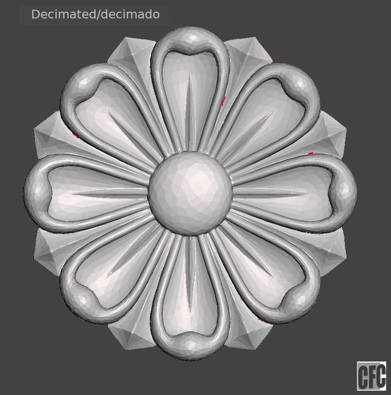 Flower bas-relief for cnc FLCFC0A 3D print model_8