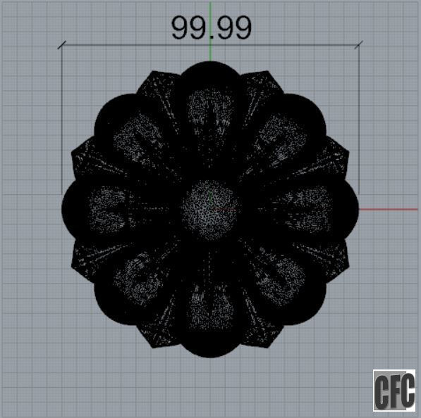 Flower bas-relief for cnc FLCFC0A 3D print model_4