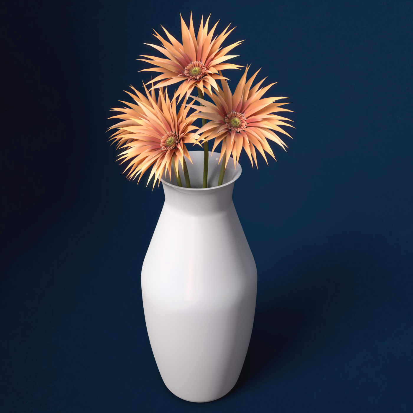 XfrogPlants Spider Gerbera 3D model_8